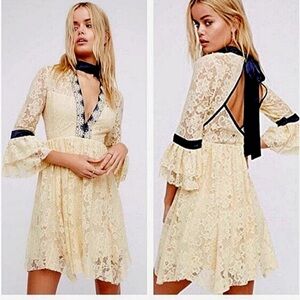 Free People Gilded Lace Dress